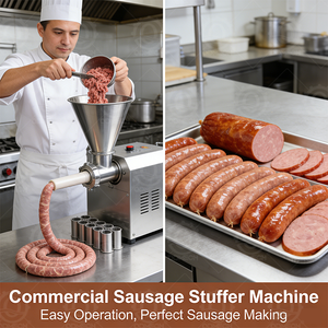Machine à farcir les saucisses en petites séries GCJ-001 pour la production artisanale <span class=keywords><strong>de</strong></span> charcuterie et <span class=keywords><strong>de</strong></span> saucisses sur mesure - Product Image 3