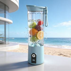 Licuadora Portátil de Alta Capacidad 550ml 2000mAh, Trituradora de Hielo Inalámbrica, Modo Turbo, Batidora de Smoothies de Alta Resistencia, Recargable por USB para Auto - Product Image 5