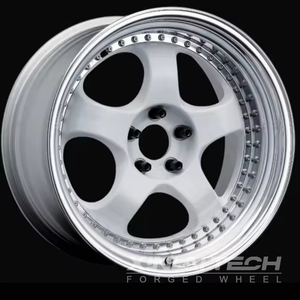 ล้อฟอร์จ XINLAI สีดำโครเมียมแบบเปิดซี่ลวดลายดิสลึก 2 ชิ้น ขนาด 26 นิ้ว 5x120 5x112 สำหรับการประกอบชุดสมรรถนะสูงแบบดิสลึก - Product Image 1