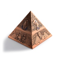 Hochwertiger Ägyptischer Pyramidenförmiger Metall-Aschenbecher Einzigartiger Charme-Stil Aschenbecher