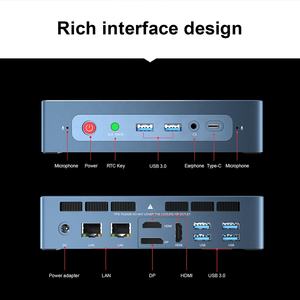 <span class=keywords><strong>Beelink</strong></span> เครื่องสแกนลายนิ้วมือขนาดเล็ก,<span class=keywords><strong>GT</strong></span>-R AMD 3550H 8G 256G รองรับ Wifi 6รองรับ SATA SSD จัดเก็บข้อมูลชัยชนะ10มินิพีซีอุตสาหกรรมขนาดเล็ก GTR - Product Image 3