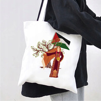 Logo personnalisé grande capacité simple impression Palestine coton toile fourre-tout sac à provisions sac à bandoulière pour femmes hommes cadeau