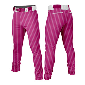 Pantalones de Béisbol a Rayas para Hombre y Jóvenes, Uniformes de Entrenamiento, Pantalones Deportivos Transpirables, Pantalones Cortos, Logotipo Personalizado, Nombre del Equipo - Product Image 2