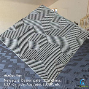 Solución de piso de plástico de garaje de nuevo diseño patentado por el fabricante con alfombrilla de plástico de piso de garaje de <span class=keywords><strong>Pvc</strong></span> entrelazada modelo 3D - Product Image 2