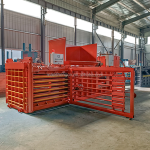 Thủy lực ngang tông nhựa quần áo loại Baler tự động ngang Baler với hệ thống điều khiển PLC - Product Image 1