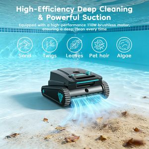 Nuevo Limpiador Robótico de Piscinas Inalámbrico con Alimentación USB y Filtro Autolimpiante para Uso en Exteriores y en el Hogar - Product Image 4