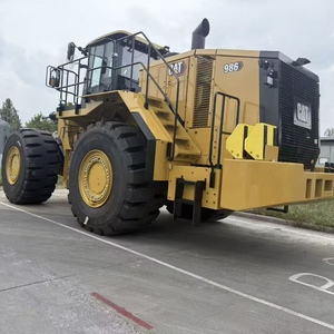 รถตักล้อยางแคตเตอร์พิลลาร์ Cat 986 สำหรับงานหนัก งานเหมือง งานก่อสร้าง ใช้เครื่องยนต์ Cat C15 กำลังสูง บรรทุกหินได้ปริมาณมาก รถตักหน้าขุด - Product Image 3