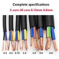 Cable Eléctrico Industrial Subterráneo de Bajo Precio, 6mm, 3 Núcleos, Cable de Extensión Solar Eléctrico de Cobre de 1.5 10mm para Etiopía