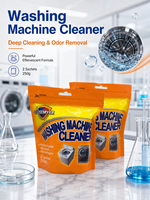Tablettes effervescentes de nettoyage en profondeur automatique pour machine à laver et baignoire – Détartrant puissant et déodorant