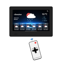 Meilleures prévisions météorologiques de qualité 7 pouces LCD calendrier numérique horloge avec WiFi pour les personnes âgées, la démence, la maladie d'Alzheimer, la perte de mémoire