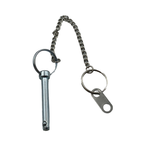 China Manufacturer Stainless Steel <strong>Detent</strong> Pin Lanyard Safety Lock <strong>Spring</strong> Gym Hardware Plain Finishing Compression Extension Load - Product Image 5