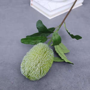 Fleurs artificielles en gros, Banksia à tige longue, fleurs artificielles à grande ouverture, texture naturelle, décoration d'intérieur, arrangement pour <span class=keywords><strong>vase</strong></span> - Product Image 4