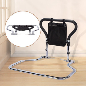 Chiều Cao Có Thể Điều Chỉnh Gấp Lan Can An Toàn Đường Sắt Giường Với Lưu Trữ Túi Cạnh Giường Lan Can - Product Image 4