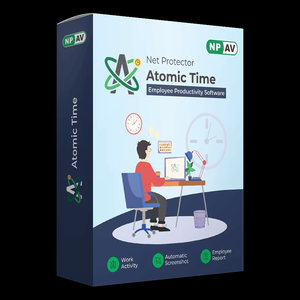 Software de Sincronización Horaria Net Protector Atomic Time para 10 Usuarios con Licencia Empresarial de 1 Año para una Gestión Precisa del Reloj - Product Image 1