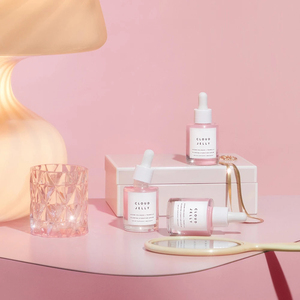 Serum Hidrasi Pengencang Wajah BLIW Private Label Cloud Jelly Rose Pink Vegan Serum Kolagen untuk Menghilangkan Flek Hitam - Product Image 2