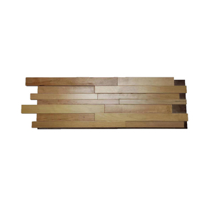 Kasaro di alta qualità 3D solido Teak pannello di <span class=keywords><strong>legno</strong></span> geometrico moderno rivestimento della parete <span class=keywords><strong>per</strong></span> alberghi recinzione decorativa striscia di parete - Product Image 1