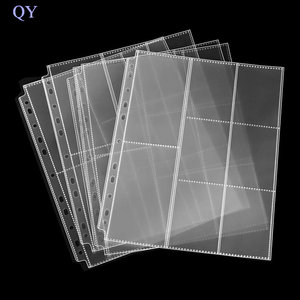 Protector de Tarjetas QY Transparente de PP, Álbum de 8 Bolsillos Irregulares de Una Sola Cara para Tarjetas de Anime y Deportes - Product Image 2