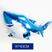 Ballon gonflable animal de mer de dessin animé en gros Ballon globos requin géant en forme de poisson pour fête mariage anniversaire enfants jouet balle