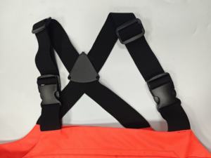 Waders de pêche respirants à 3 couches <span class=keywords><strong>rouges</strong></span> avec bottes en caoutchouc, waders de pêche à la mouche et support OEM et logo personnalisé - Product Image 6