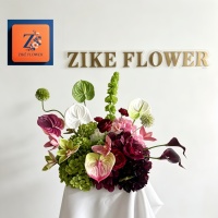 Centre de table en fleurs artificielles en soie, pêche, orange, pivoine, rose, calla, arrangement floral, décoration de table pour mariage, banquet, événement