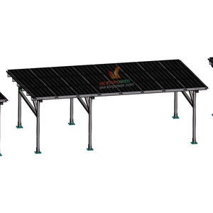 Abri solaire pour voiture à structure tubulaire carrée, installation simple et structure stable - Product Image 1