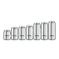 Herstellung und Großhandel von 2-teiligen leeren silbernen Aluminium-Getränkedosen mit Deckeln für Alkohol, Cocktails, Limonade und Softdrinks