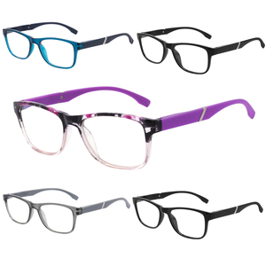 2025 mới hợp thời trang unisex màu xanh Chặn ánh sáng nam giới và phụ nữ thời trang Kính đọc sách - Product Image 3