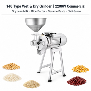 Moulin à sec domestique compact pour la mouture <span class=keywords><strong>de</strong></span> piment, poivre <span class=keywords><strong>noir</strong></span>, riz, <span class=keywords><strong>blé</strong></span>, maïs et autres céréales - Product Image 1