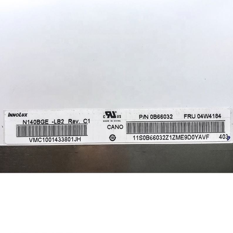 Écran LCD 14.0" Chimei InnoLux N140BGE-E53 - Résolution 1366x768 Mat - Connecteur EDP 30 Broches - Neuf