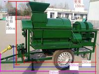 Machine à battre le maïs de 4 tonnes de capacité / Batteuse multifonctionnelle automatique diesel pour sorgho, soja et haricot mungo