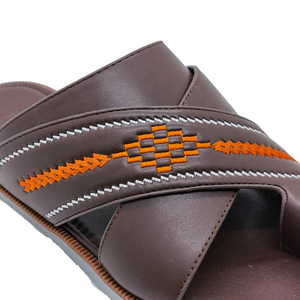 Sandalias de piel sintética para <span class=keywords><strong>hombre</strong></span>, <span class=keywords><strong>Chanclas</strong></span> de diseño informal de alta calidad - Product Image 5