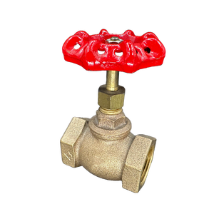 Válvulas de cierre hidráulicas ANSI150 B16.5 JIS B2220 JIS5K JIS10K 150PSI 300 WOG de bronce, latón, cobre, tipo globo para transformadores OEM - Product Image 2