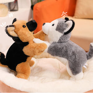 Jouets en <span class=keywords><strong>peluche</strong></span> pour chiens réalistes personnalisables, plusieurs races (husky/golden retriever), animaux en <span class=keywords><strong>peluche</strong></span> doux avec coton PP, vente en gros - Product Image 3