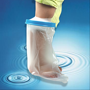 PVC cheville <span class=keywords><strong>bras</strong></span> fonte couverture plâtre protecteur adulte enfant plus âgé plaie pied souple étanche pansement couverture - Product Image 3