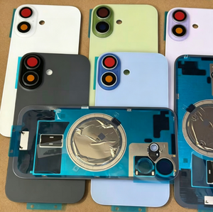 กระจกหลังมีรูขนาดใหญ่พร้อมแม่เหล็กสำหรับ iPhone 17 17Air 17 PLUS 17 PRO MAX 16 PLUS อะไหล่สำหรับซ่อมโทรศัพท์มือถือ - Product Image 2