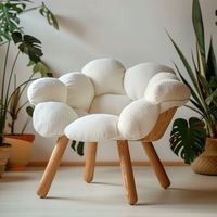 Fauteuil inclinable moderne en velours, hauteur réglable, garantie 5 ans, appartement, chambre, extérieur, salle à manger, salon, villa