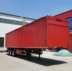 Semirremolque Chitu Durable de 3 Ejes, Caja Cerrada de Acero con Puerta Lateral para el Mercado Africano, Transporte de Carga Seca, Capacidad de Carga 70000 kg - Product Image 1