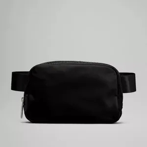 Оригинальный Бренд Lulu везде поясная сумка черная сумка 1L 7,5x5x2 дюйма