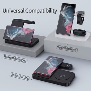 Stations de charge portables pour <span class=keywords><strong>Samsung</strong></span> <span class=keywords><strong>Galaxy</strong></span> <span class=keywords><strong>Watch</strong></span> <span class=keywords><strong>Chargeur</strong></span> magnétique intelligent pour <span class=keywords><strong>montre</strong></span> 15w <span class=keywords><strong>3</strong></span> en 1 <span class=keywords><strong>Chargeur</strong></span> de téléphone sans fil S23 S24 S25 - Product Image 5