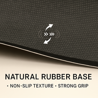 Tapis de yoga portable en PU, léger et facile à ranger, antidérapant, résistant à la transpiration et facile à nettoyer, adapté au yoga en intérieur et en extérieur