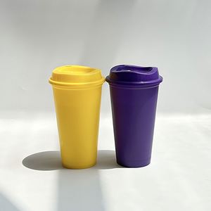 Explosive Pure Color pp Material <b>Large</b> Capacity 475ml Plastic Coffee <b>Cup</b> - Product Image 4