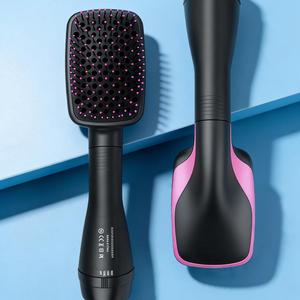 0728 3 in 1 Hair Dryer Brush with Negative Ion, 1000w Anti-frizz <b>Hot</b> Air High-temperature Resistant Paddle - Product Image 2