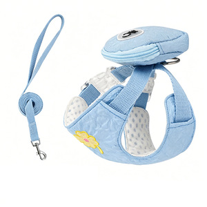 Dog leash, small and <b>medium</b>-<b>sized</b> dog harness, pet chest carrier, dog <b>backpack</b>, for outdoor dog walks and storage. - Product Image 3