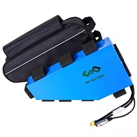Baterai Lithium Segitiga Kustom 72V 52V 48V 20/30/40Ah Jarak Jauh untuk Sepeda Listrik E-skuter dengan BMS Baterai Segitiga