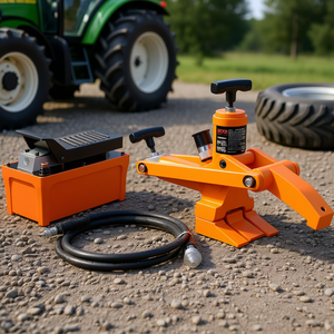 Démonte-pneus hydraulique Vevor 10000 Psi avec pompe à pied en acier pour tracteurs, camions, autobus, tondeuses à gazon, quads - Outil de réparation - Product Image 2