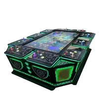 Machine de jeu d'arcade de pêche et de tir, 10 joueurs, table de jeu de pêche de 86 pouces avec option de lecteur de billets et d'imprimante