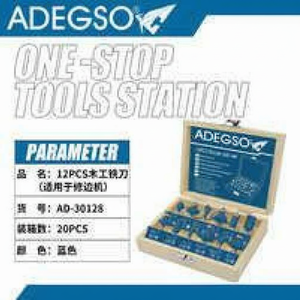 Set di punte per Router in legno di precisione 12 pezzi per progetti di lavorazione del legno - Product Image 1