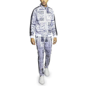 Trajes de entrenamiento rojos de calidad superior personalizables para hombre, ropa transpirable para correr, conjunto de invierno de talla grande, logotipo personalizado XL-a prueba de viento - Product Image 5