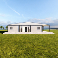 Maison préfabriquée modulaire de luxe à plancher plat, conteneur 6-1, conception d'hôtel préfabriqué pour complexe hôtelier