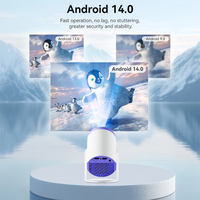 Proyector 4K TURN1 Portátil de Tiro Ultra Corto, Android 14, WiFi Inalámbrico, Compatible con Interiores y Exteriores, Venta al Por Mayor OEM